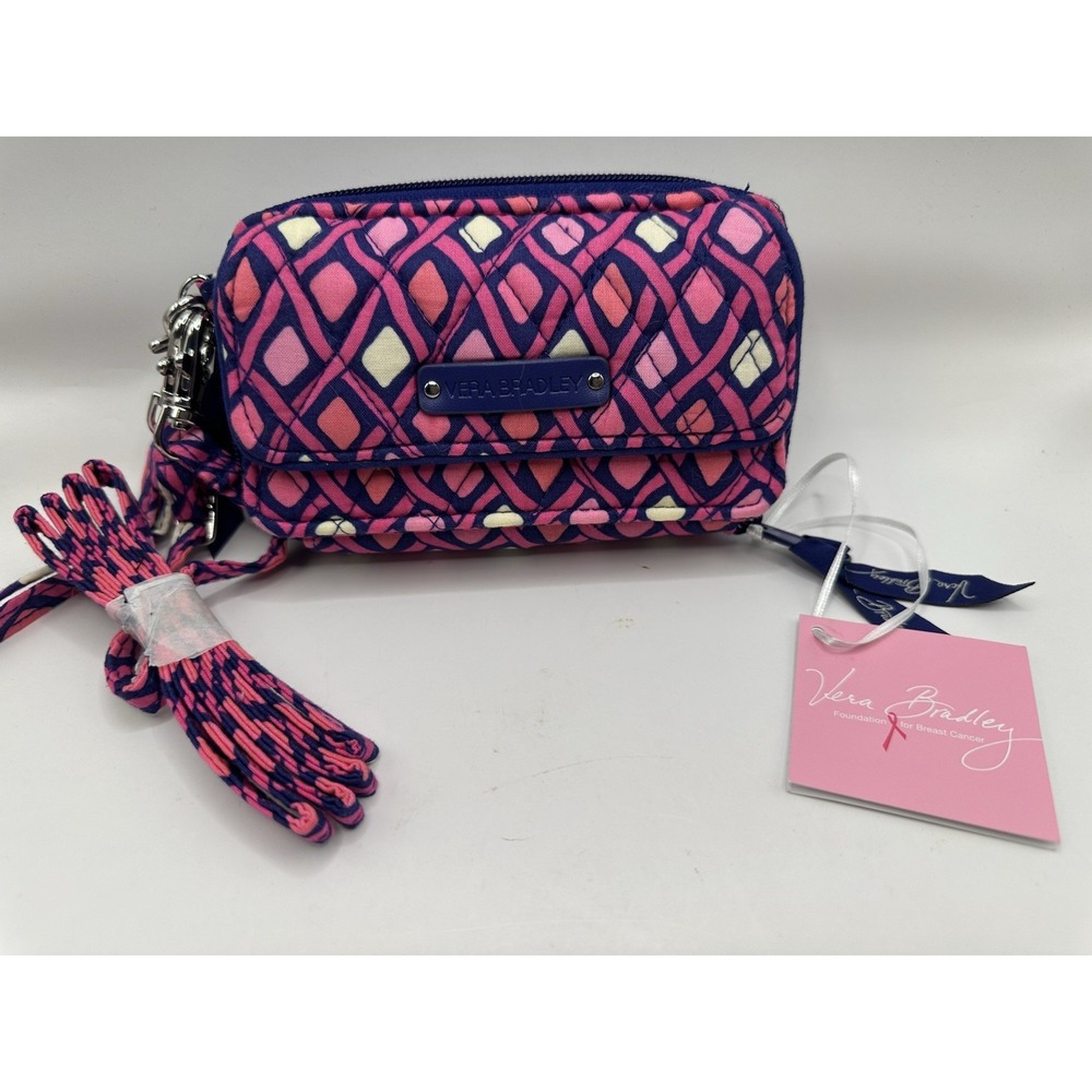 Vera Bradley ~ All In One Crossbody ~ Katalina Pink Diamonds ~ New with Tags‎
